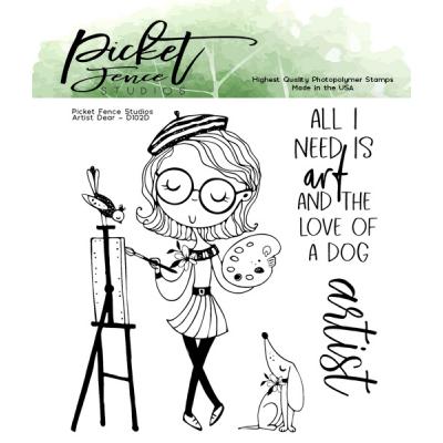 Picket Fence Studios Clear Stamps - Artist Dear